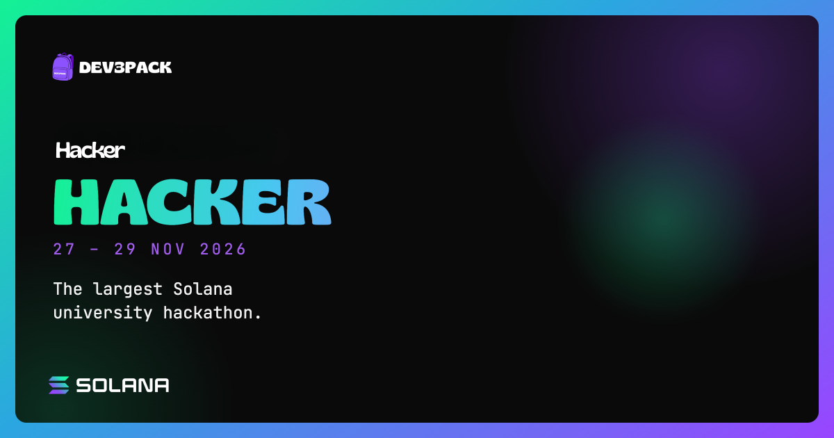Devair's Dev3pack Hackathon card